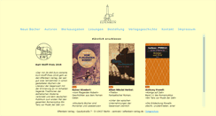 Desktop Screenshot of elfenbein-verlag.de