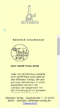 Mobile Screenshot of elfenbein-verlag.de