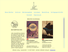 Tablet Screenshot of elfenbein-verlag.de